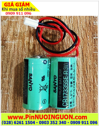 Sanyo 2CR17335SE-R, Pin nuôi nguồn Sanyo 2CR17335SE-R lithium 6v 1800mAh (Xuất xứ Nhật)